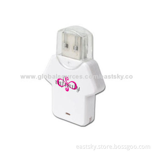 Custom Shirt-shaped USB Flash Drive with Hot-swap and Plug-and-play Features, OEM ServicesNew